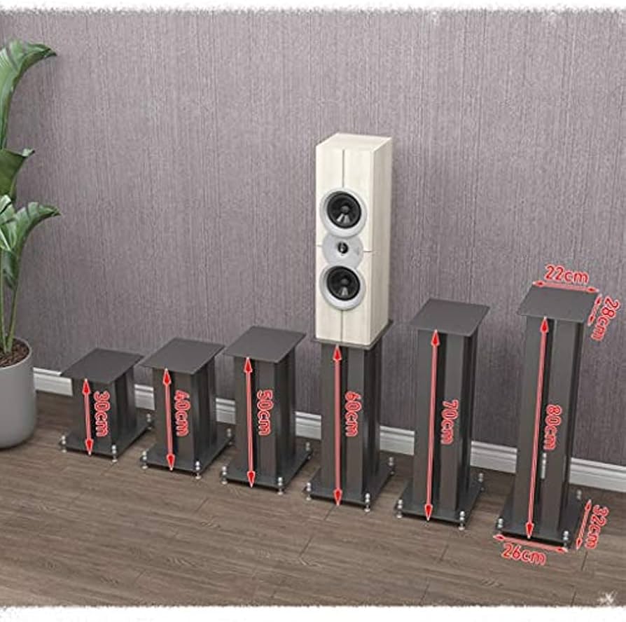 Amazon.co.jp: スピーカースタンド 音響台 30CM 40CM 50CM 60CM 70CM